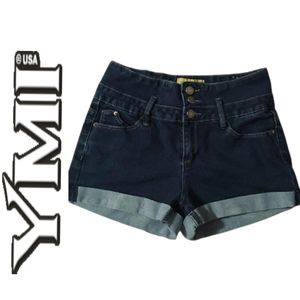 YMI Dark Wash Jean Shorts WannaBettaButt